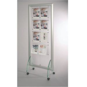 Presentatieframe met 8 A4 posterhouders