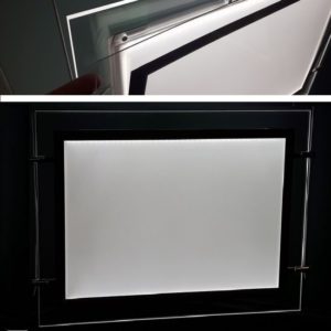 A3 Led raampresentatie