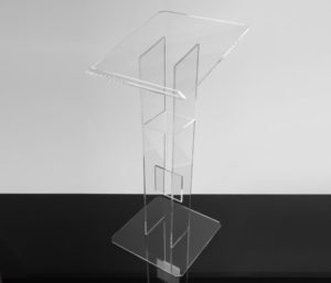 Katheder acryl recht model