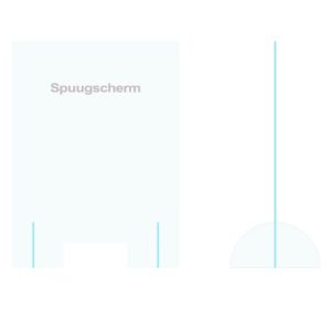 Preventie scherm vrijstaand