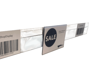 prijskaarthouder rails