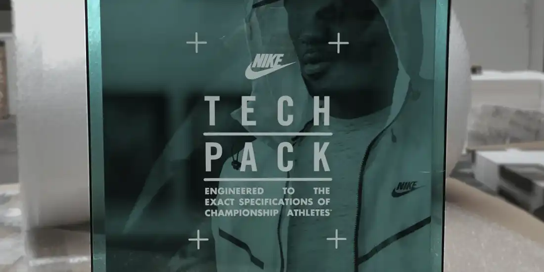 Maatwerk Nike display voor de presentatie van schoenen en sportartikelen