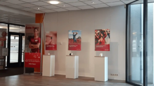 Kunststof postersysteem voor reclame en professionele presentatie